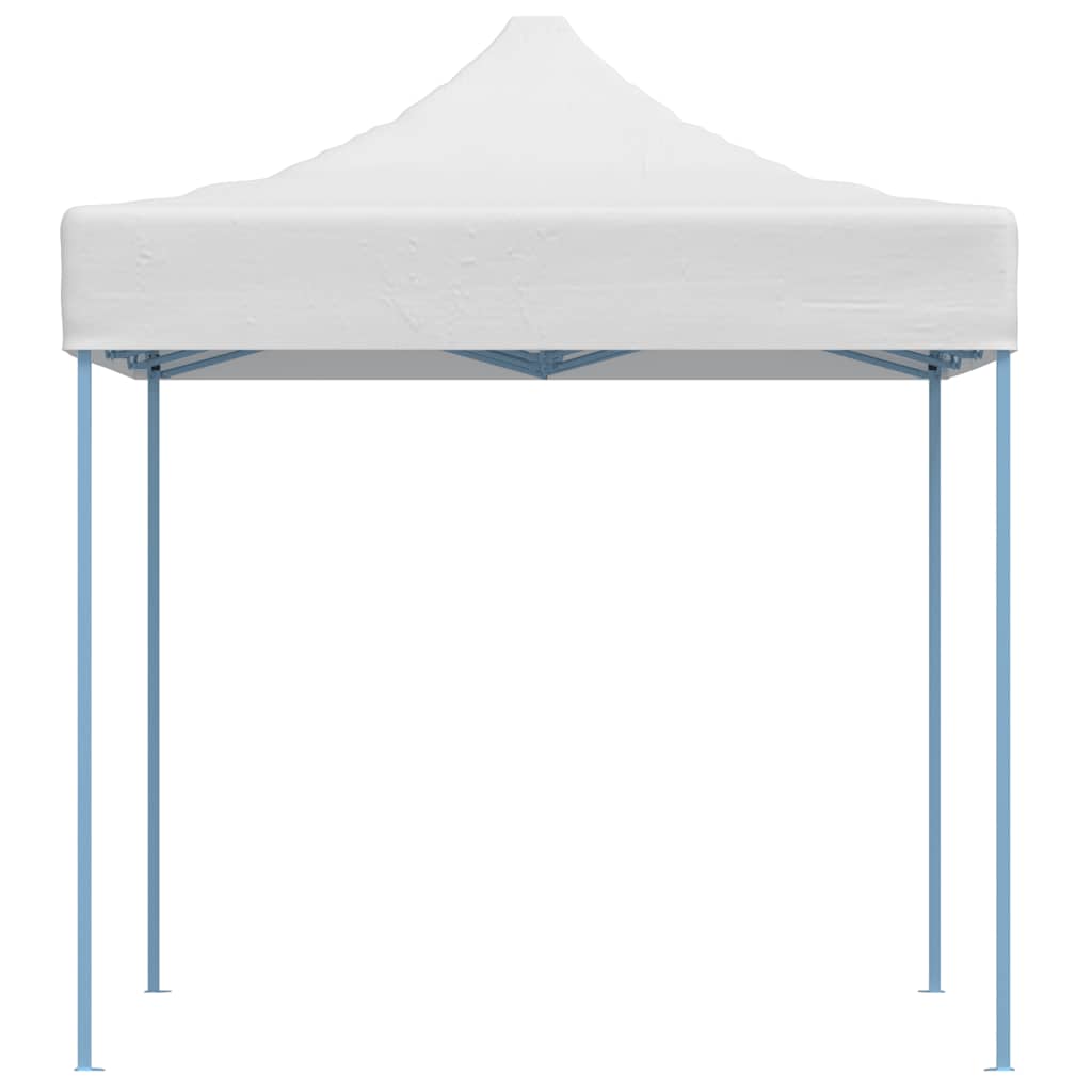 foldbart festtelt 280x410x315 cm stål hvid