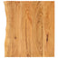 bordplade til toiletbord 58x52x2,5 cm massivt akacietræ
