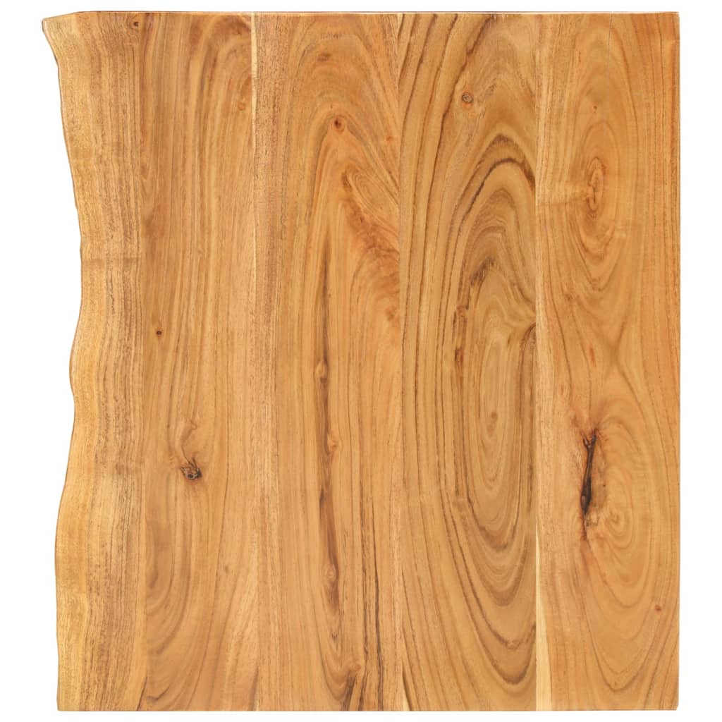 bordplade til toiletbord 58x52x2,5 cm massivt akacietræ