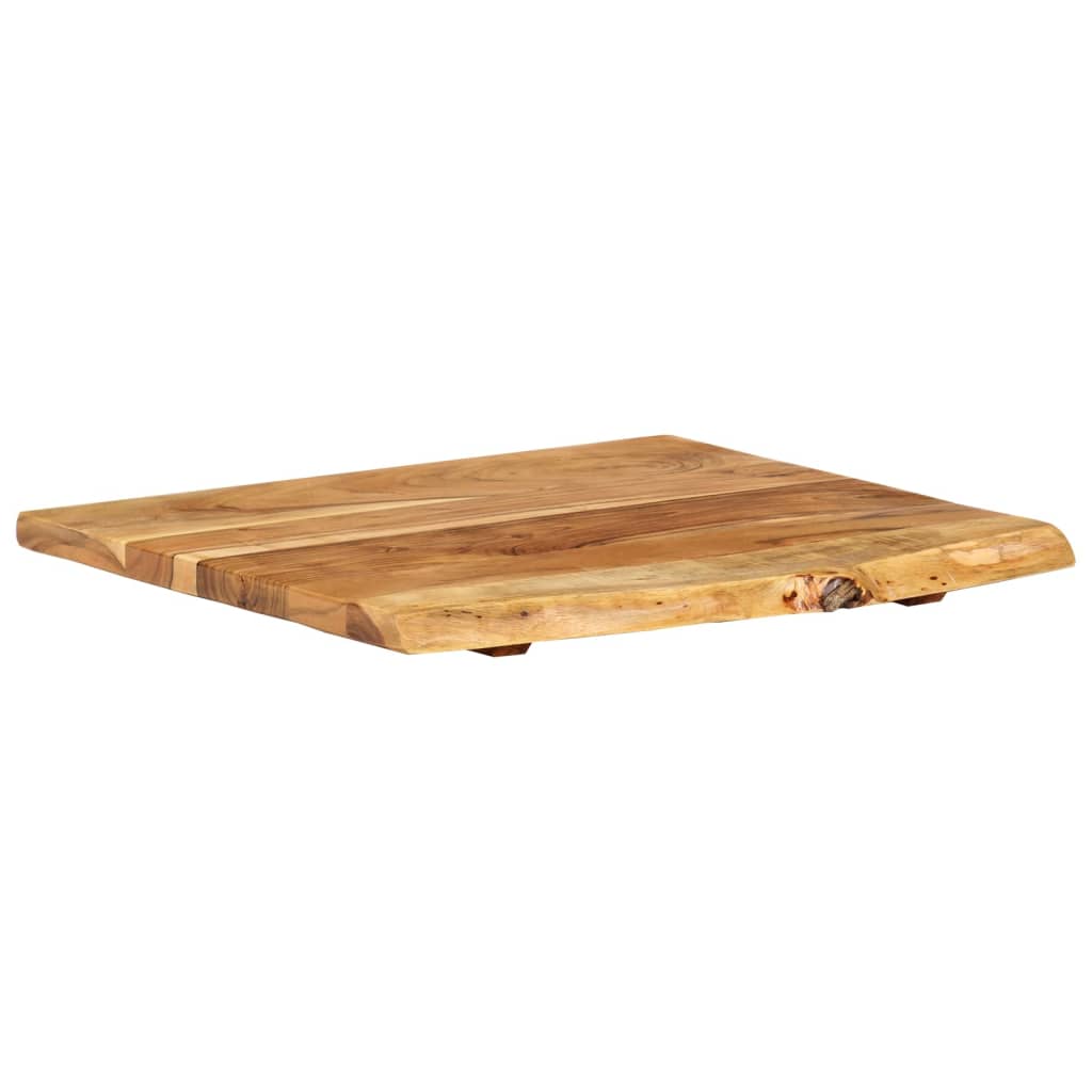 bordplade til toiletbord 58x52x2,5 cm massivt akacietræ