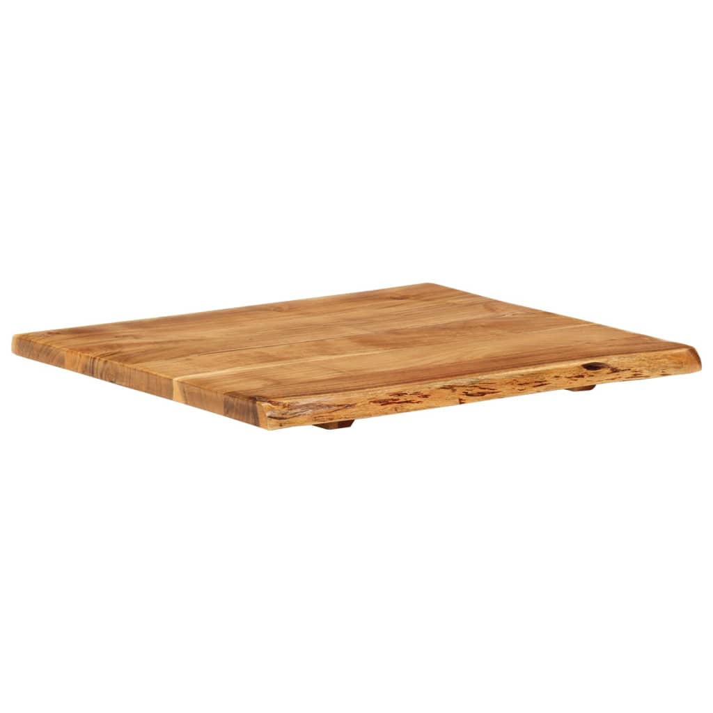 bordplade til toiletbord 58x52x2,5 cm massivt akacietræ