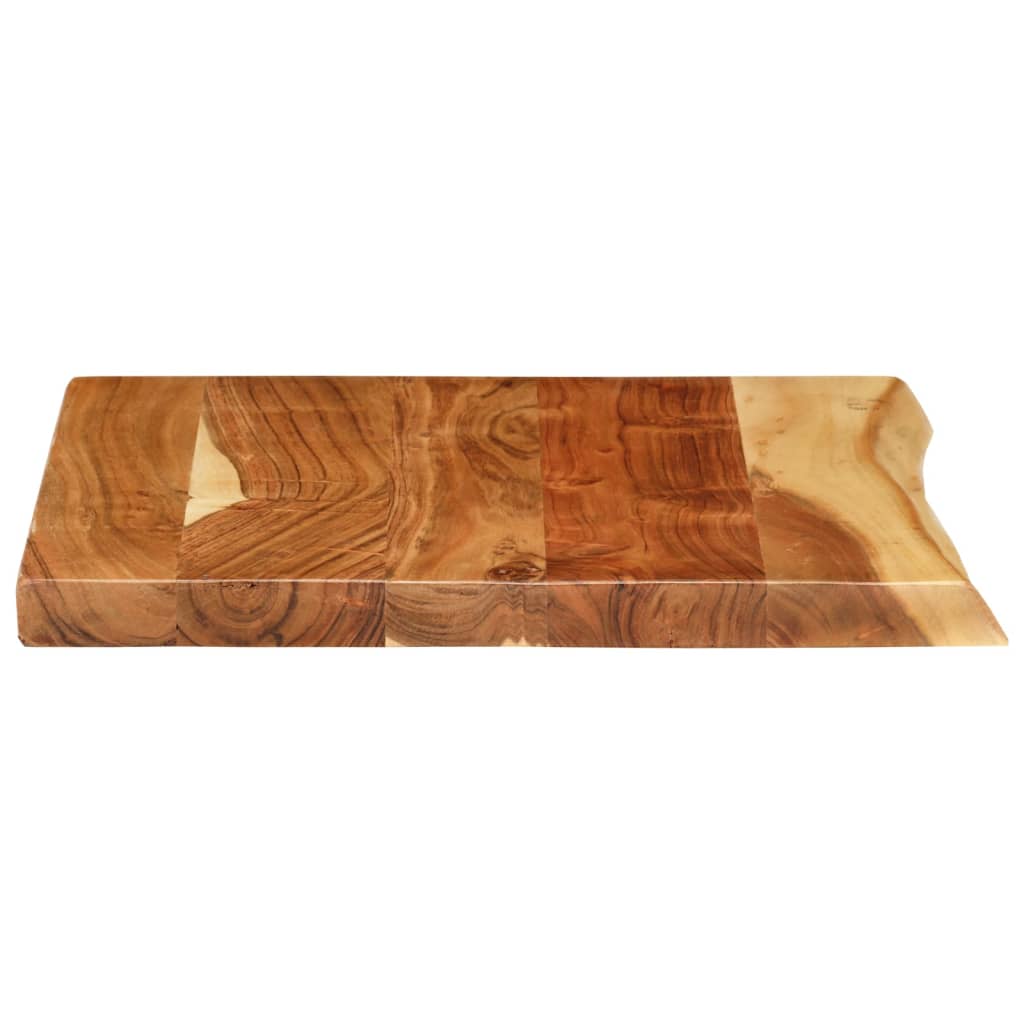 bordplade til toiletbord 58x52x3,8 cm massivt akacietræ