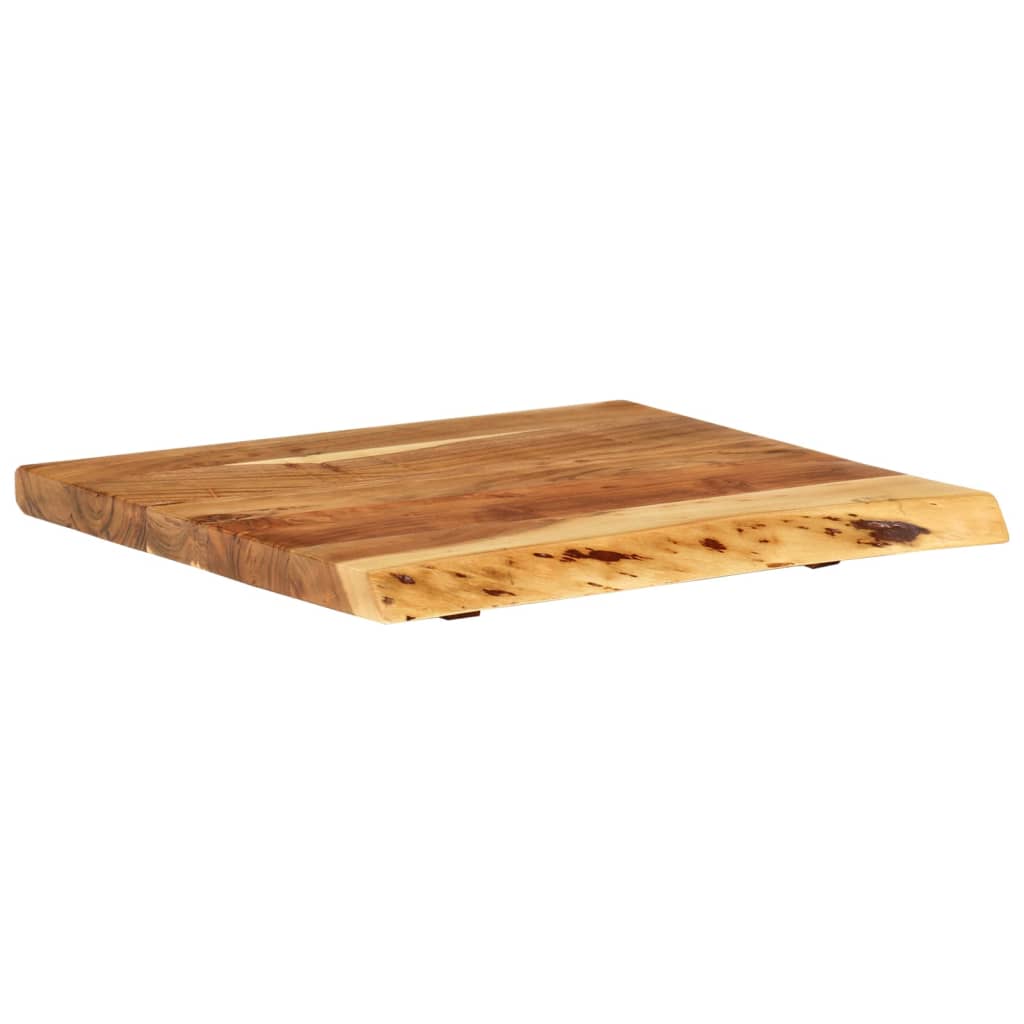 bordplade til toiletbord 58x52x3,8 cm massivt akacietræ