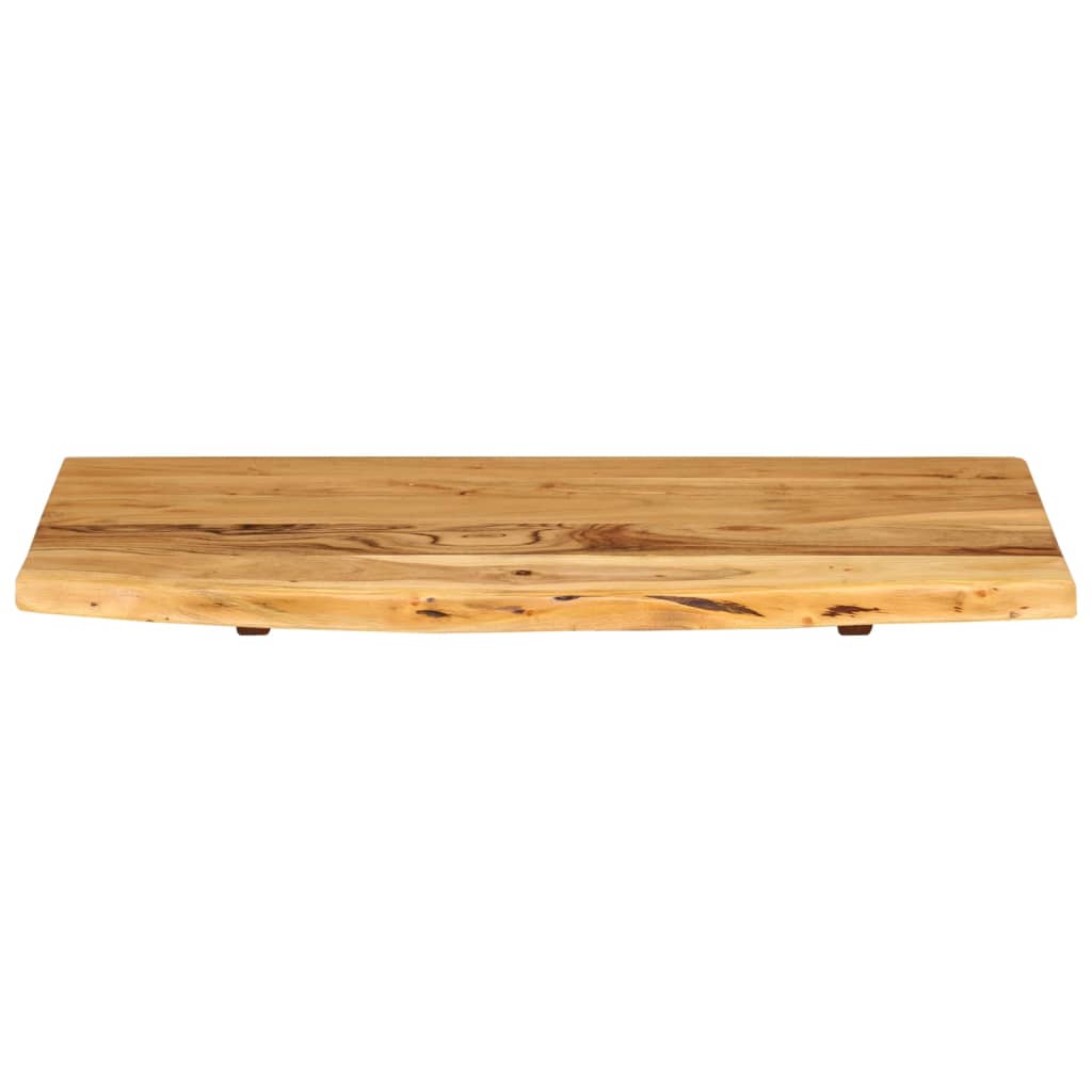 bordplade til toiletbord 80x52x2,5 cm massivt akacietræ