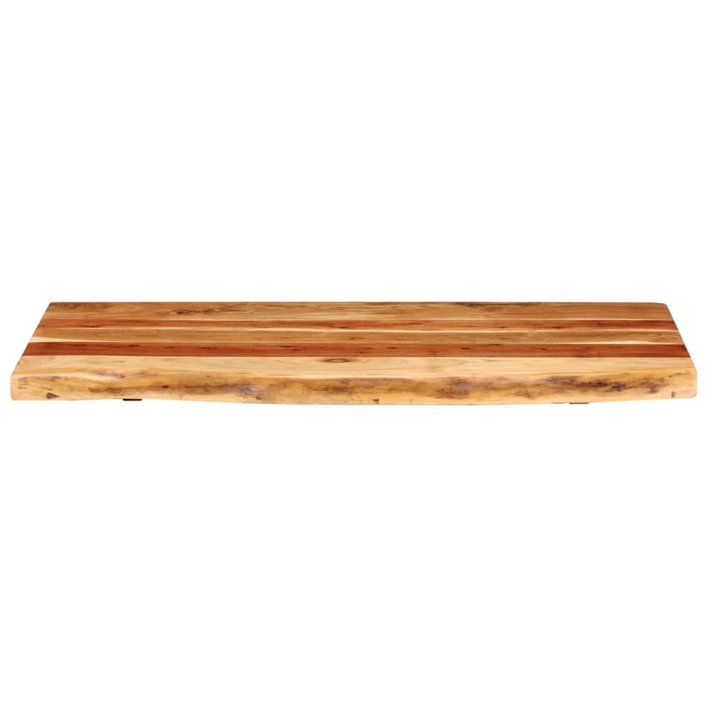 bordplade til toiletbord 100x52x3,8 cm massivt akacietræ