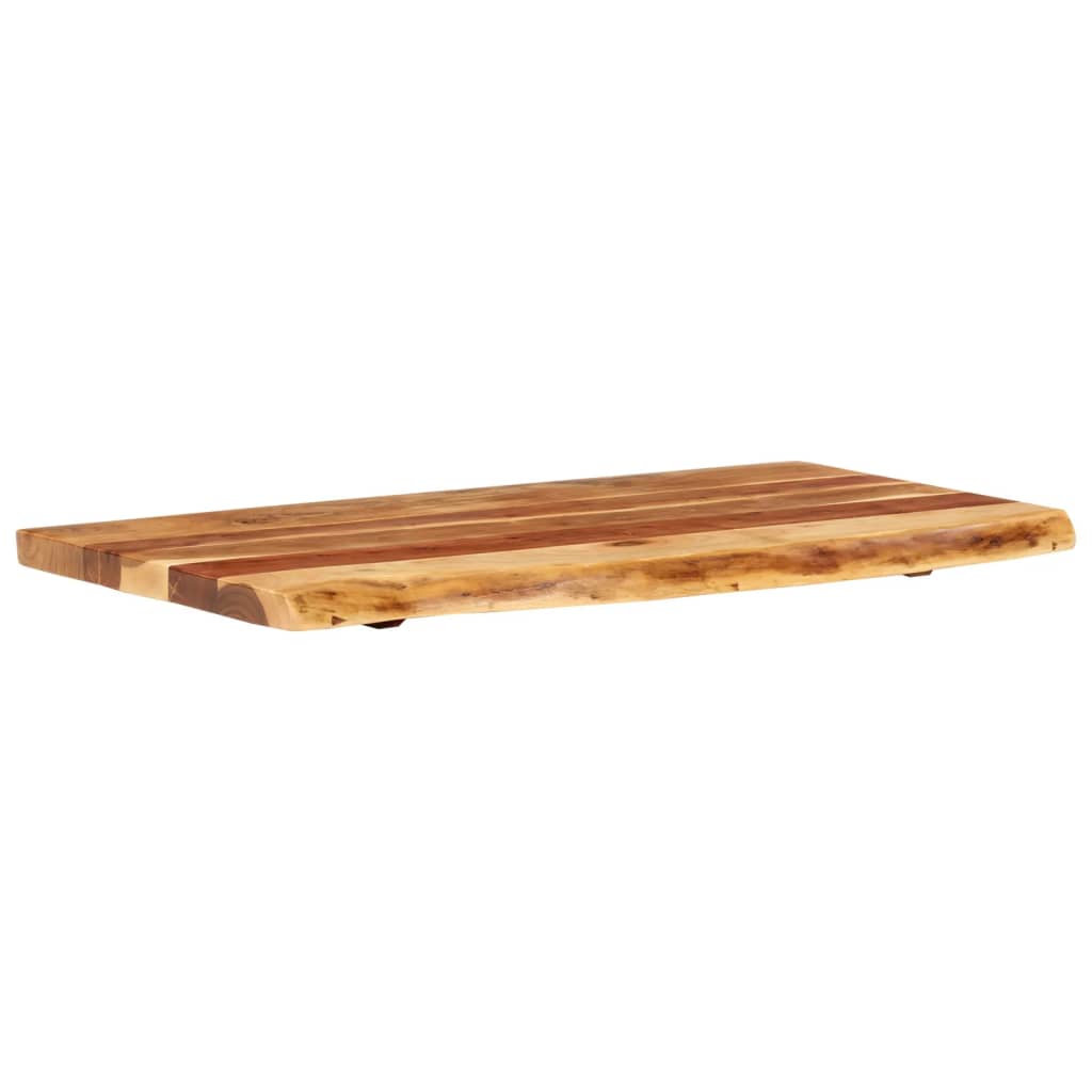 bordplade til toiletbord 100x52x3,8 cm massivt akacietræ
