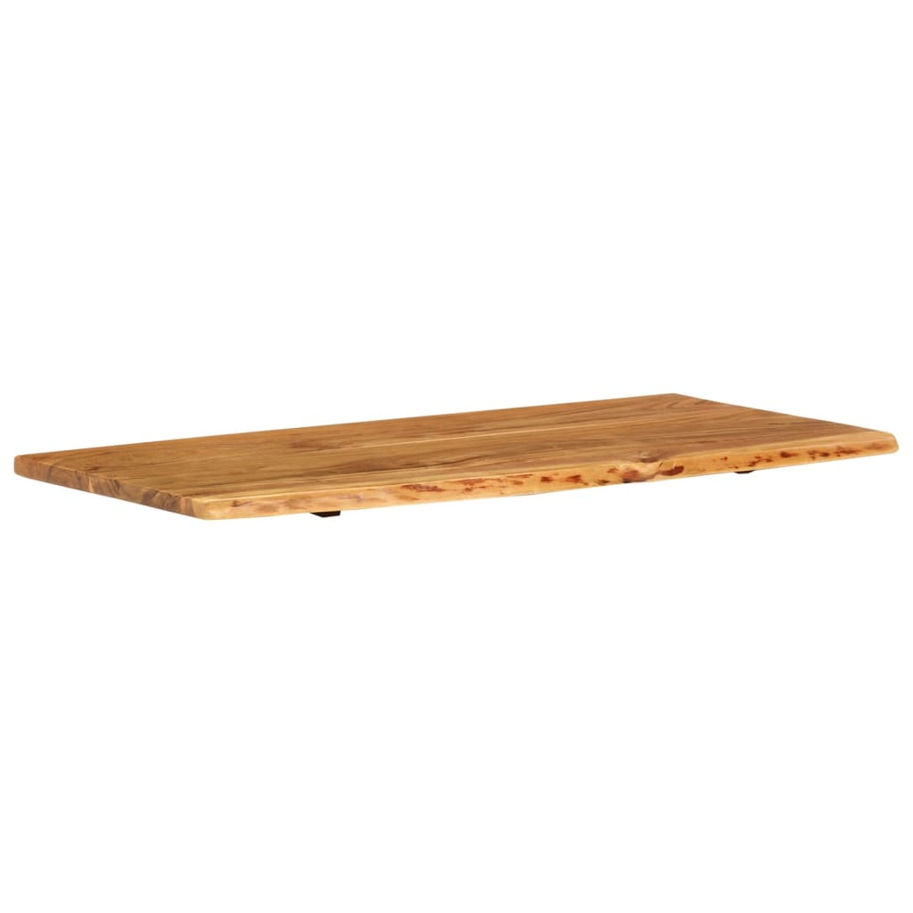 bordplade til toiletbord 114x52x2,5 cm massivt akacietræ