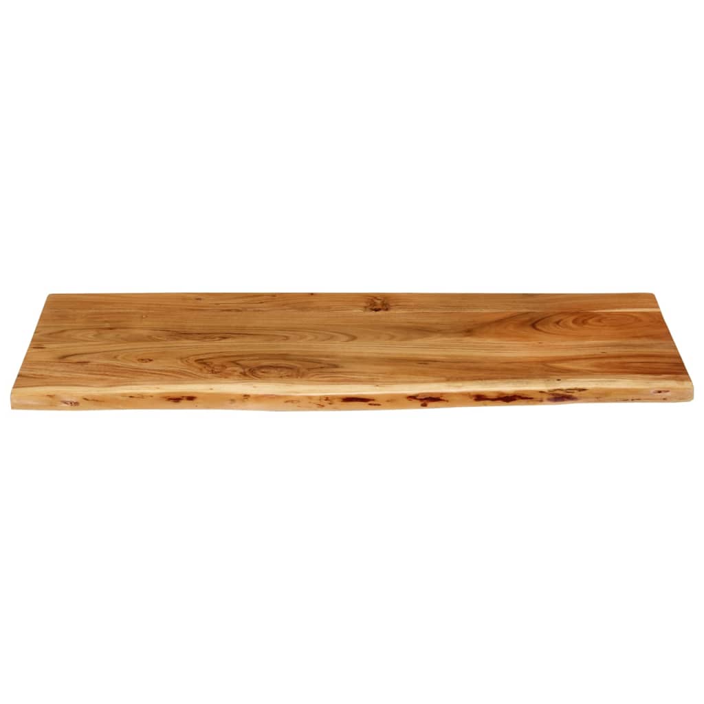 bordplade til toiletbord 114x52x2,5 cm massivt akacietræ