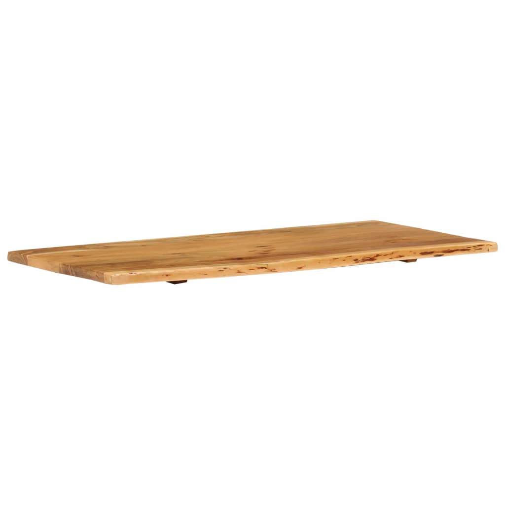 bordplade til toiletbord 114x52x2,5 cm massivt akacietræ