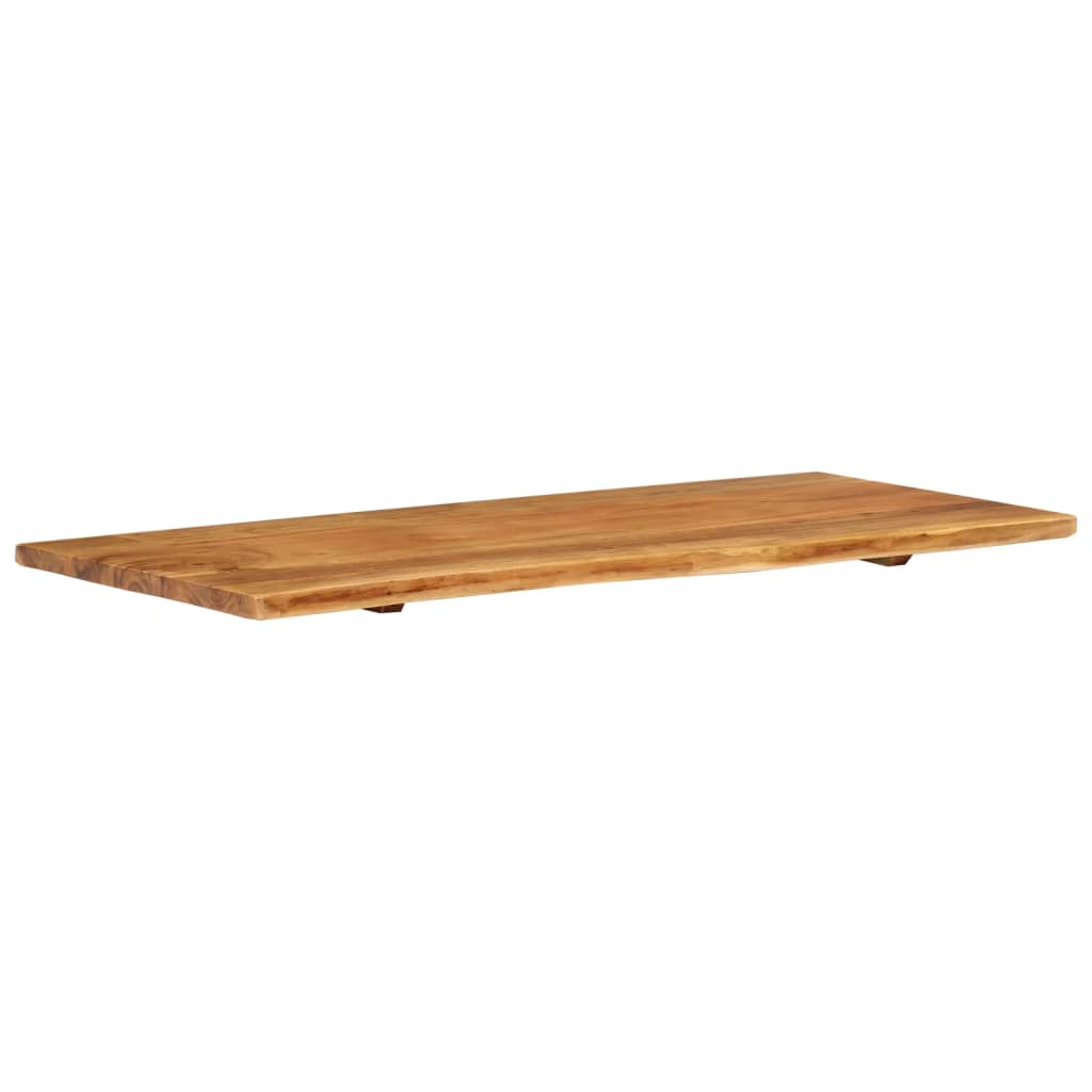 bordplade til toiletbord 114x52x2,5 cm massivt akacietræ