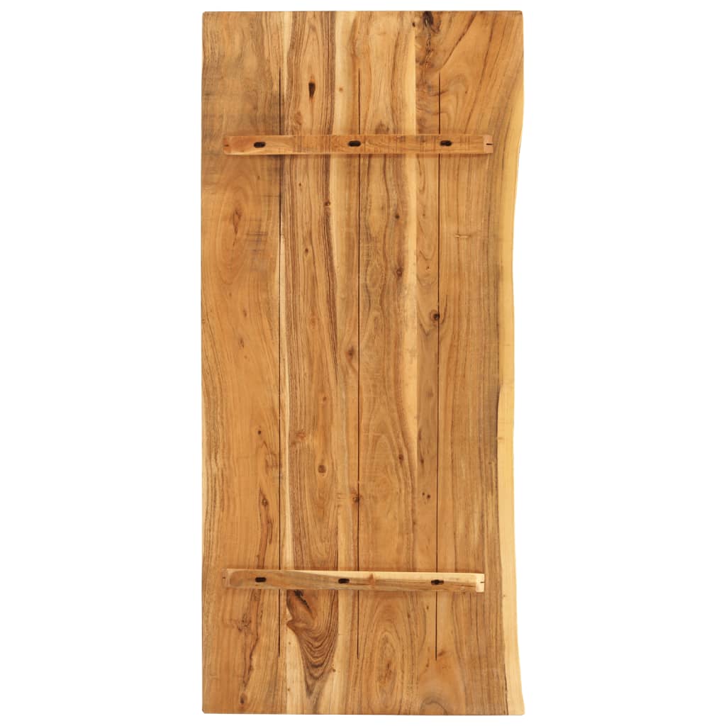 bordplade til toiletbord 114x52x4 cm massivt akacietræ