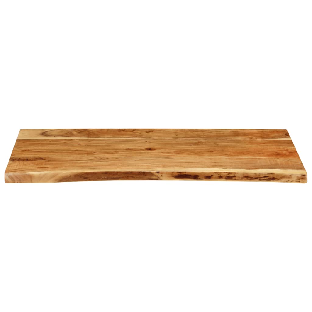 bordplade til toiletbord 114x52x4 cm massivt akacietræ