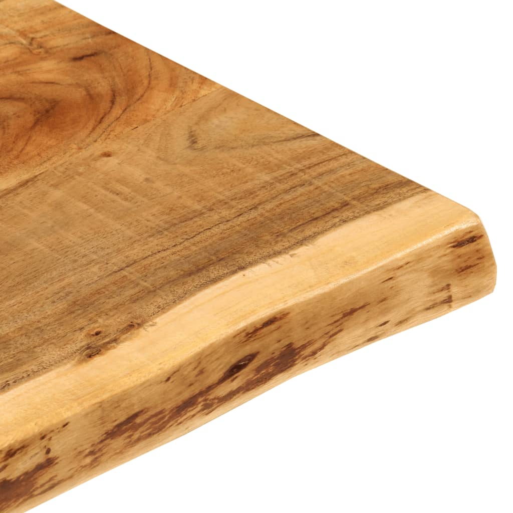 bordplade til toiletbord 114x52x4 cm massivt akacietræ