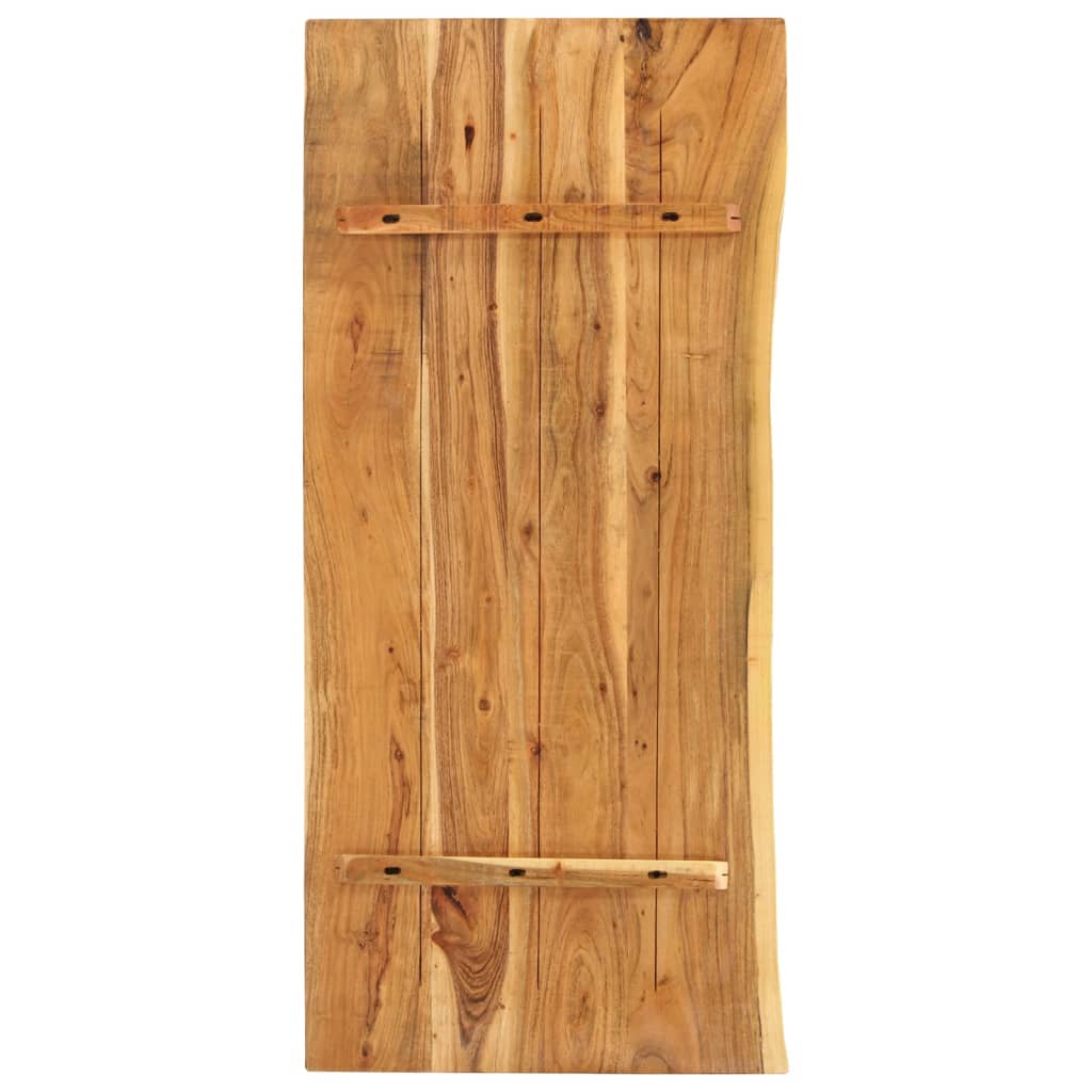 bordplade til toiletbord 140x52x2,5 cm massivt akacietræ