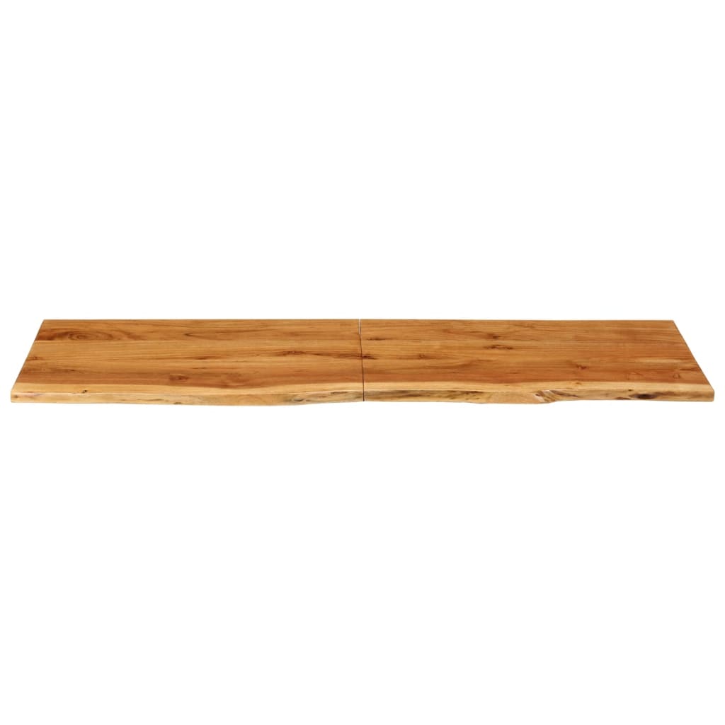 bordplade til toiletbord 140x52x2,5 cm massivt akacietræ