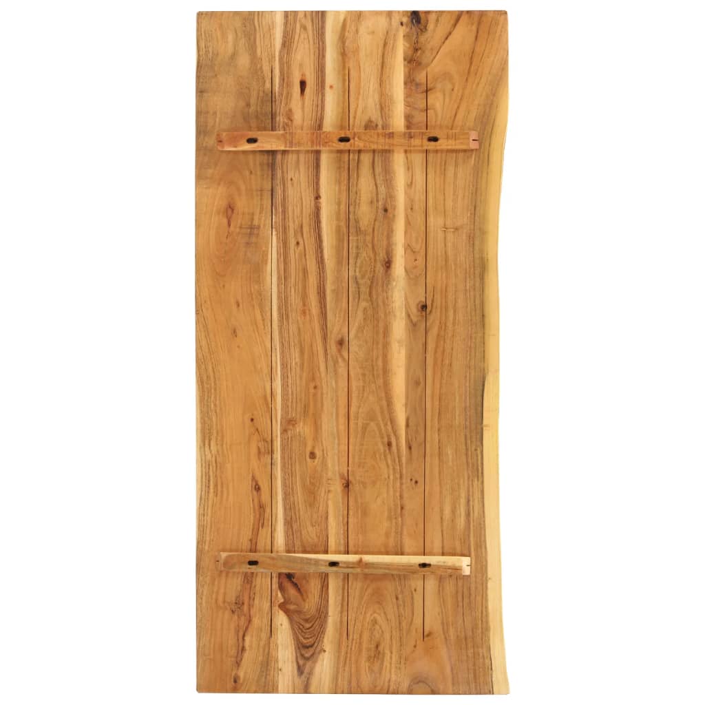 bordplade til toiletbord 140x52x3,8 cm massivt akacietræ