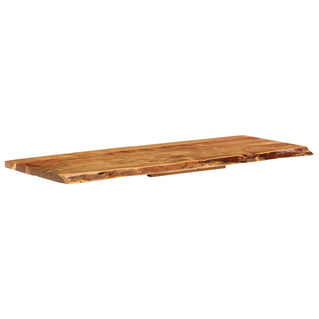 bordplade til toiletbord 140x52x3,8 cm massivt akacietræ