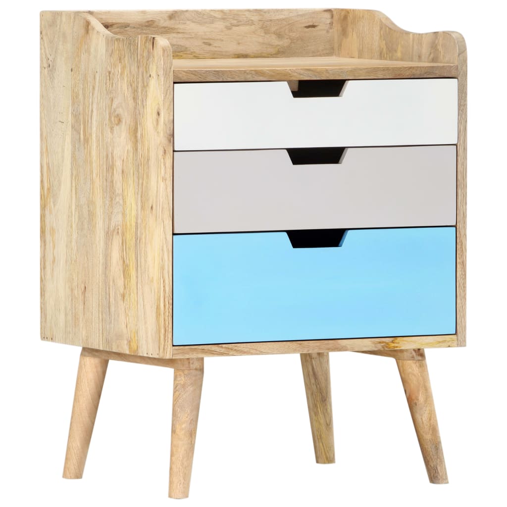 sengeskab 47 x 35 x 63 cm massivt mangotræ