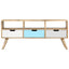 tv-skab 110 x 35 x 48 cm massivt mangotræ