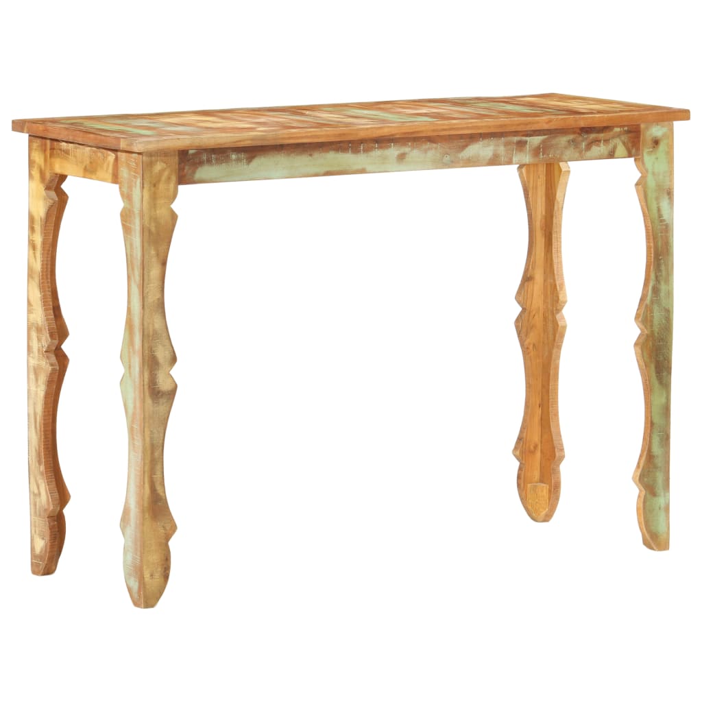 konsolbord 110 x 40 x 76 cm massivt genbrugstræ