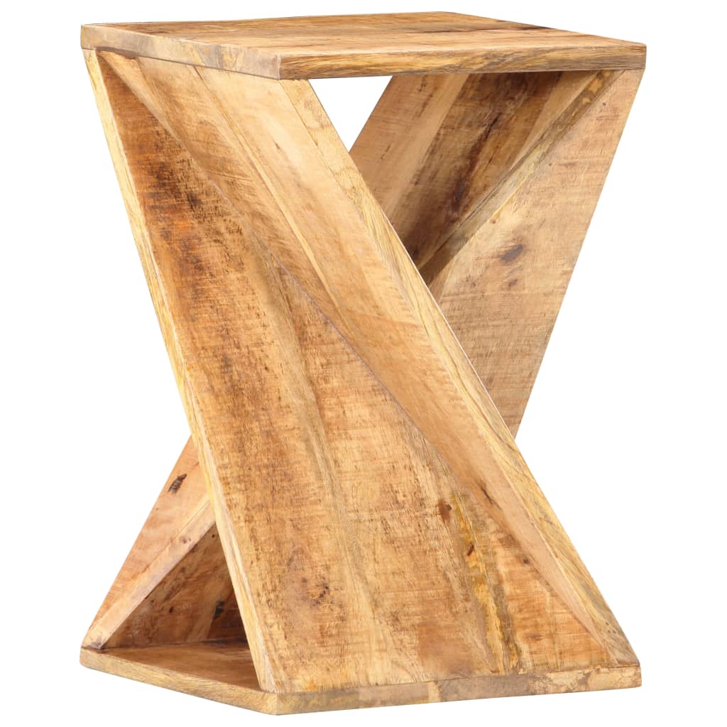 sidebord 35x35x55 cm massivt mangotræ