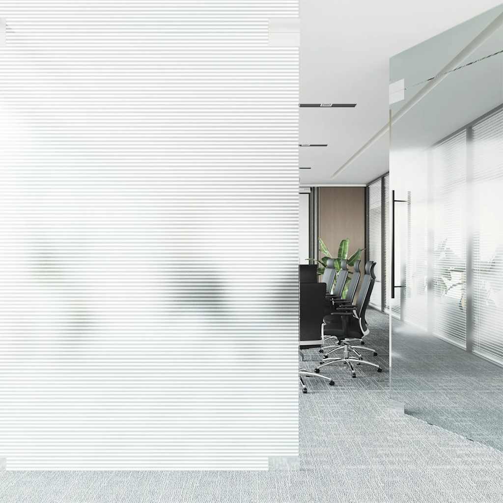 vinduesfolie 0,9x50 m stribet PVC matteret