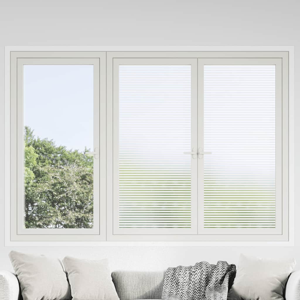 vinduesfolie 0,9x100 m stribet PVC matteret