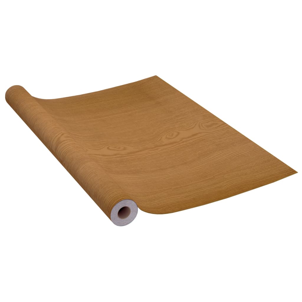 selvklæbende folie til døre 2 stk. 210x90 cm PVC lys eg