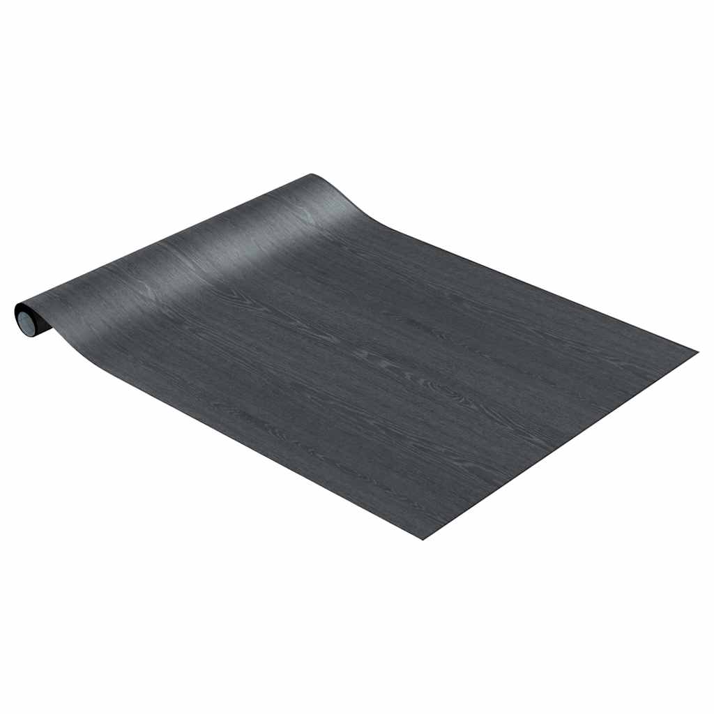 selvklæbende folie til møbler 500x90 cm PVC mørkt træ