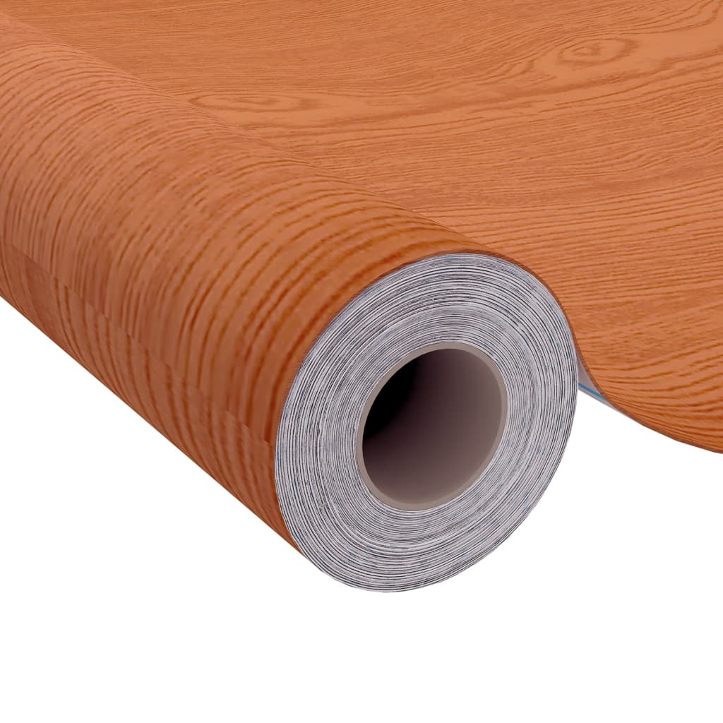 selvklæbende folie til møbler 500x90 cm PVC egetræ