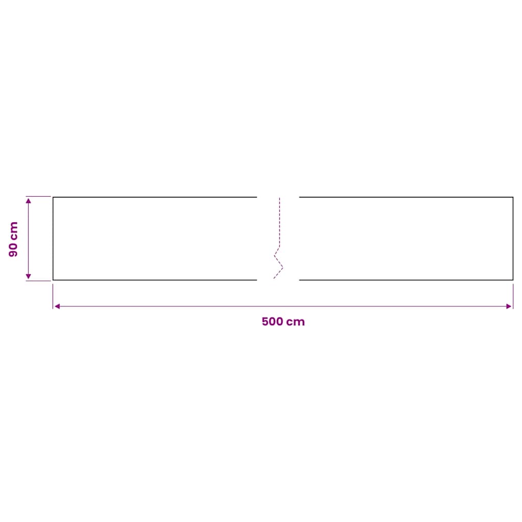 selvklæbende folie til møbler 500x90 cm PVC hvid