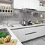selvklæbende folie til møbler 500x90 cm PVC hvid