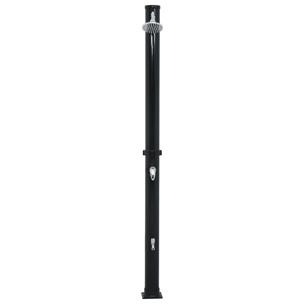 soldrevet bruser 220 cm 20 l sort
