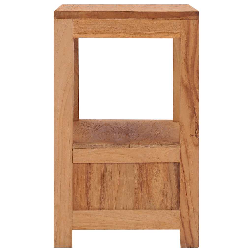 sengebord 40x30x50 cm massivt teaktræ
