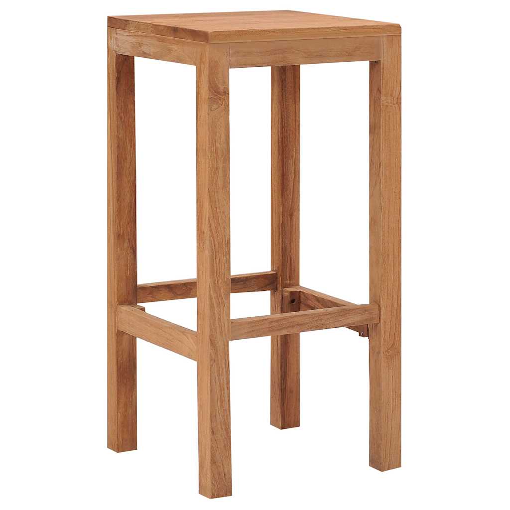 barstole 4 stk. massivt teaktræ