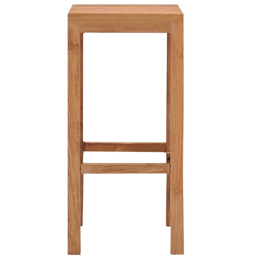 barstole 4 stk. massivt teaktræ
