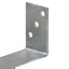 hegnspløkker 6 stk. 12x6x30 cm galvaniseret stål sølvfarvet