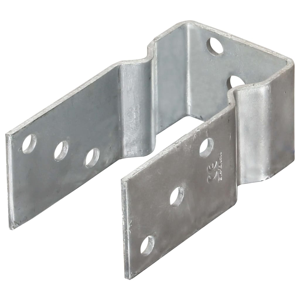 jordankre 6 stk. 7x6x15 cm galvaniseret stål sølvfarvet
