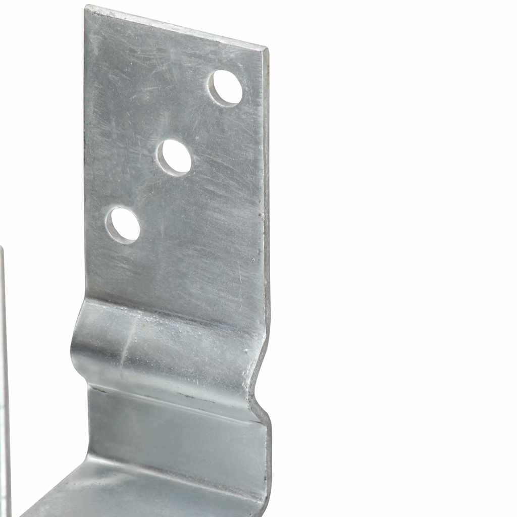 jordankre 6 stk. 7x6x15 cm galvaniseret stål sølvfarvet