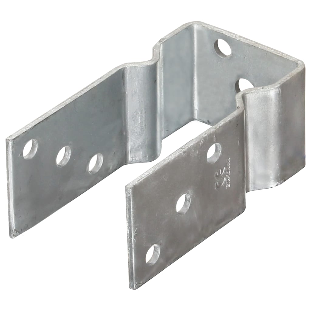 jordankre 12 stk. 7x6x15 cm galvaniseret stål sølvfarvet