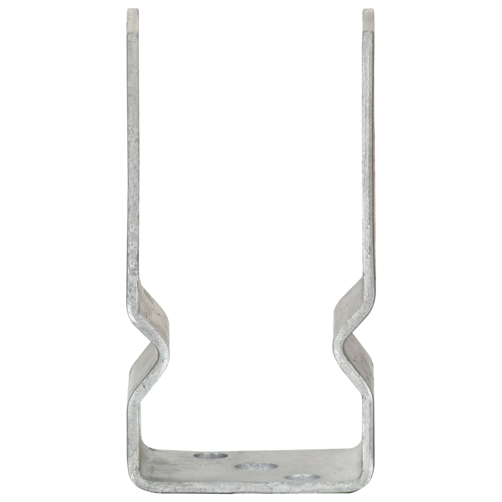 jordankre 12 stk. 7x6x15 cm galvaniseret stål sølvfarvet