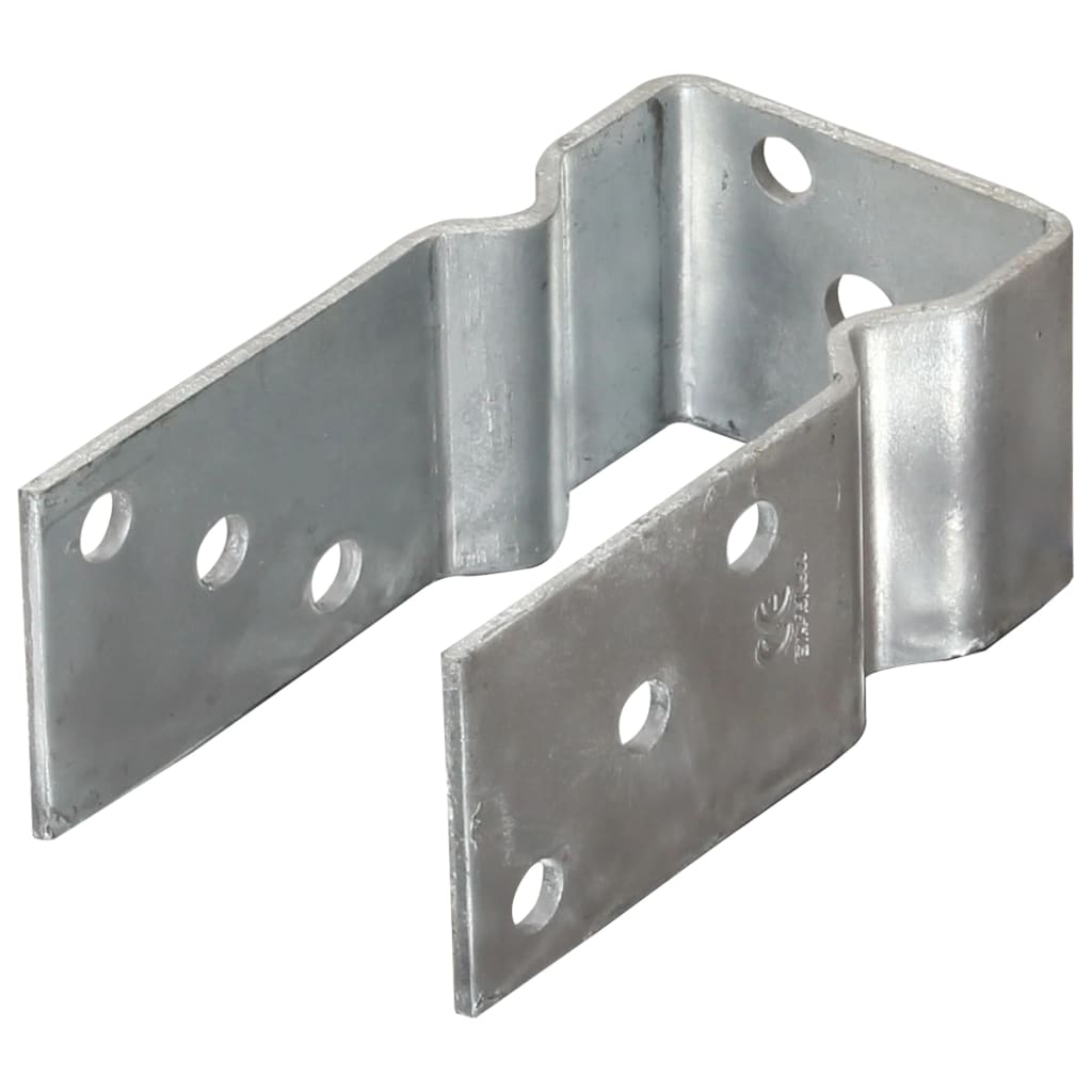 jordankre 6 stk. 8x6x15 cm galvaniseret stål sølvfarvet