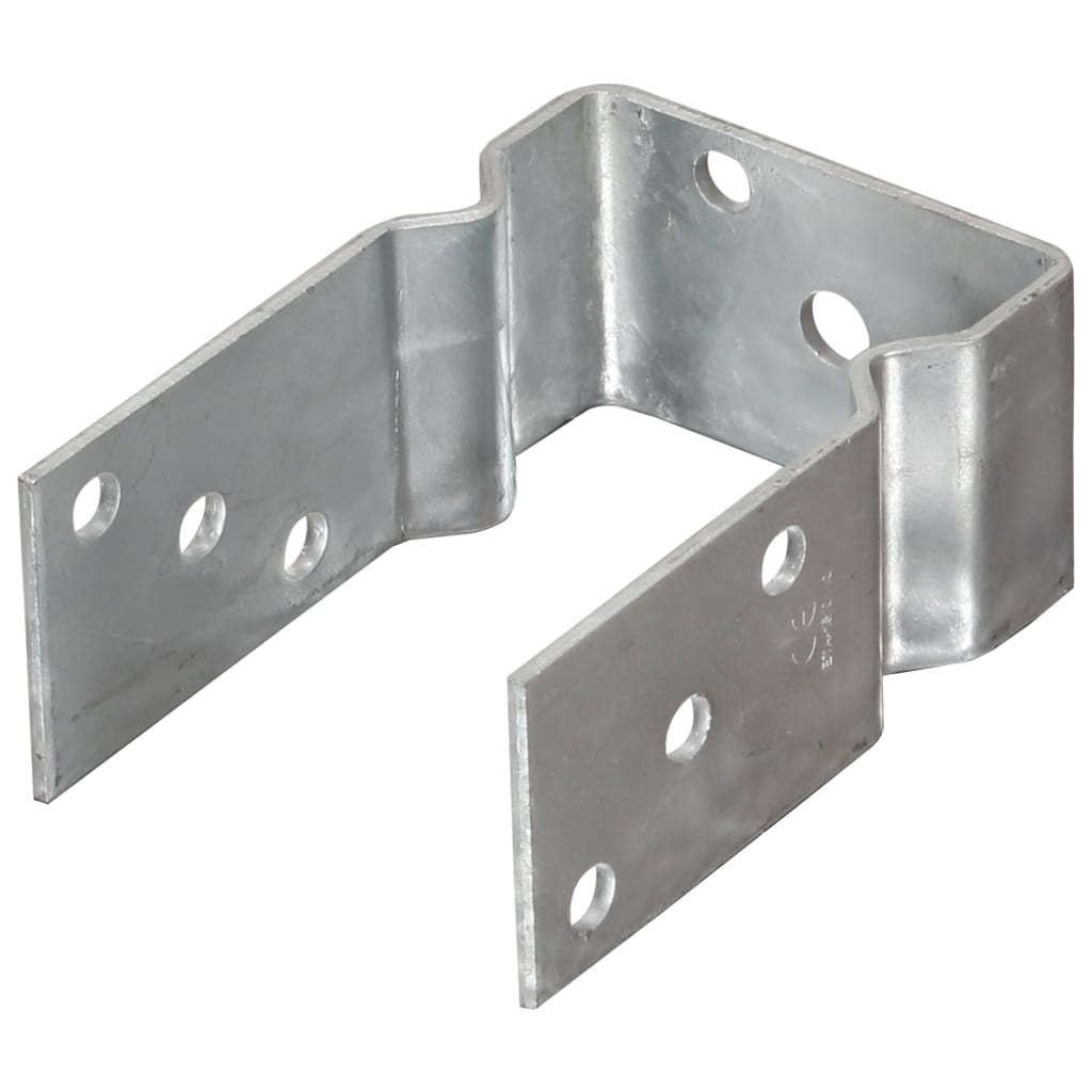 jordankre 12 stk. 9x6x15 cm galvaniseret stål sølvfarvet