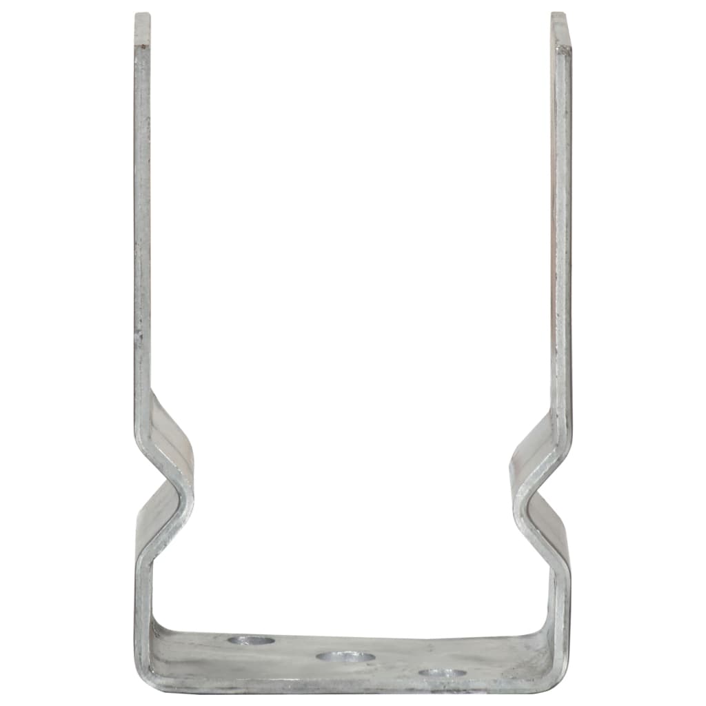 jordankre 12 stk. 9x6x15 cm galvaniseret stål sølvfarvet
