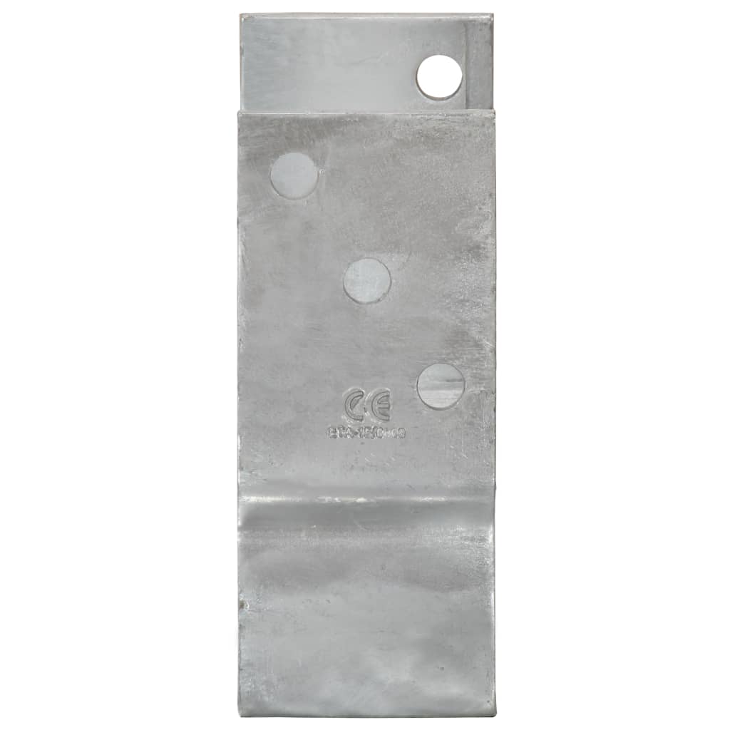 jordankre 12 stk. 9x6x15 cm galvaniseret stål sølvfarvet