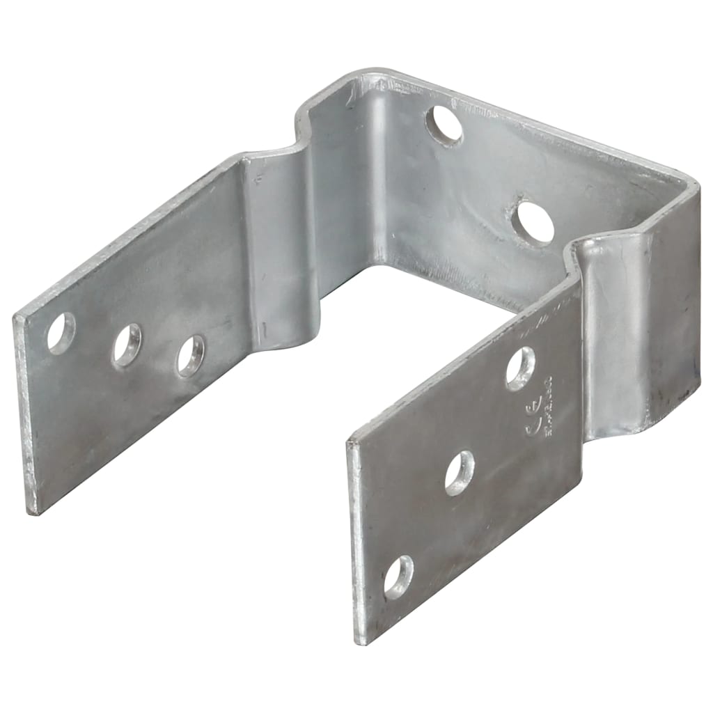 jordankre 6 stk. 10x6x15 cm galvaniseret stål sølvfarvet