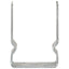 hegnsankre 12 stk. sølv 10x6x15 cm galvaniseret stål