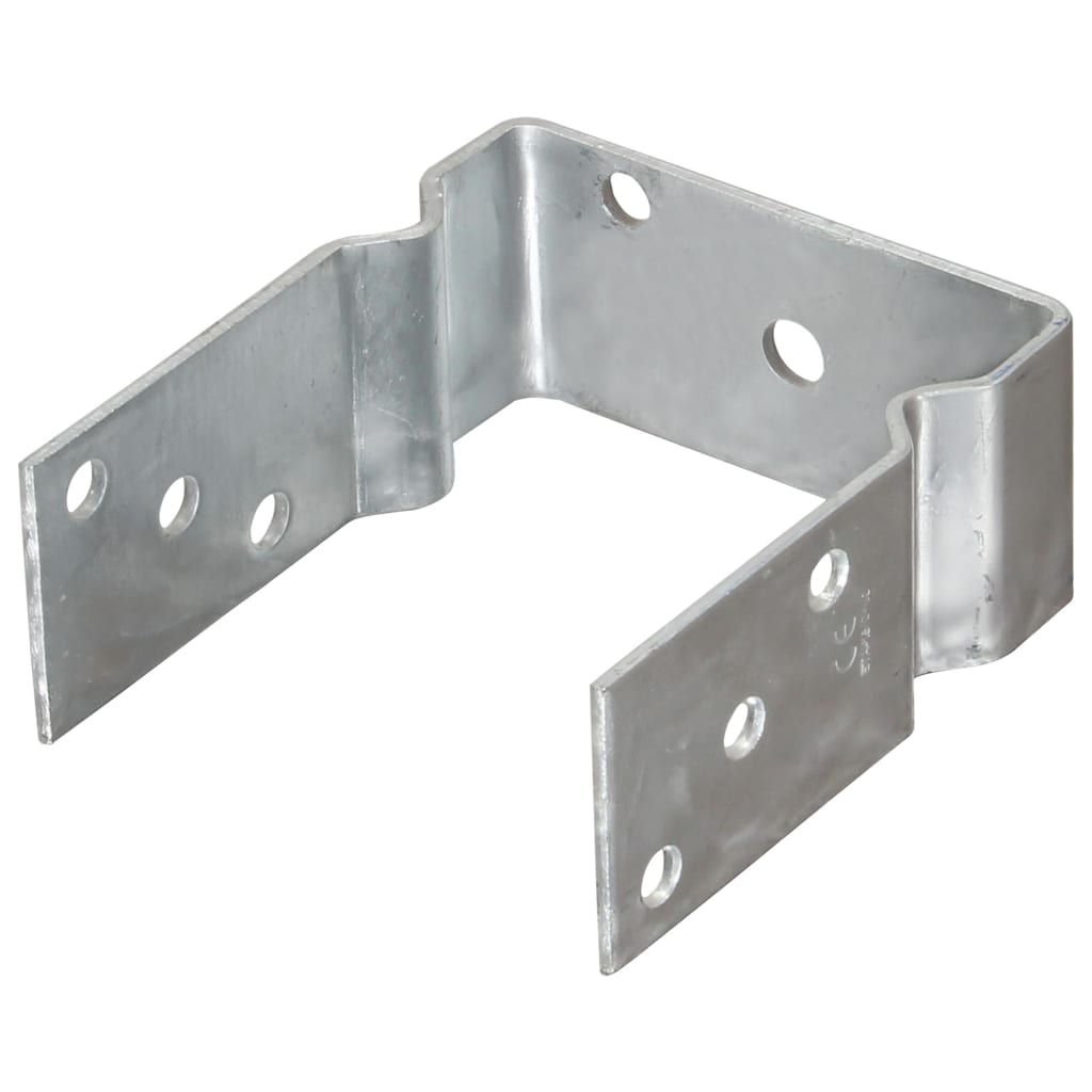 jordankre 6 stk. 12x6x15 cm galvaniseret stål sølvfarvet