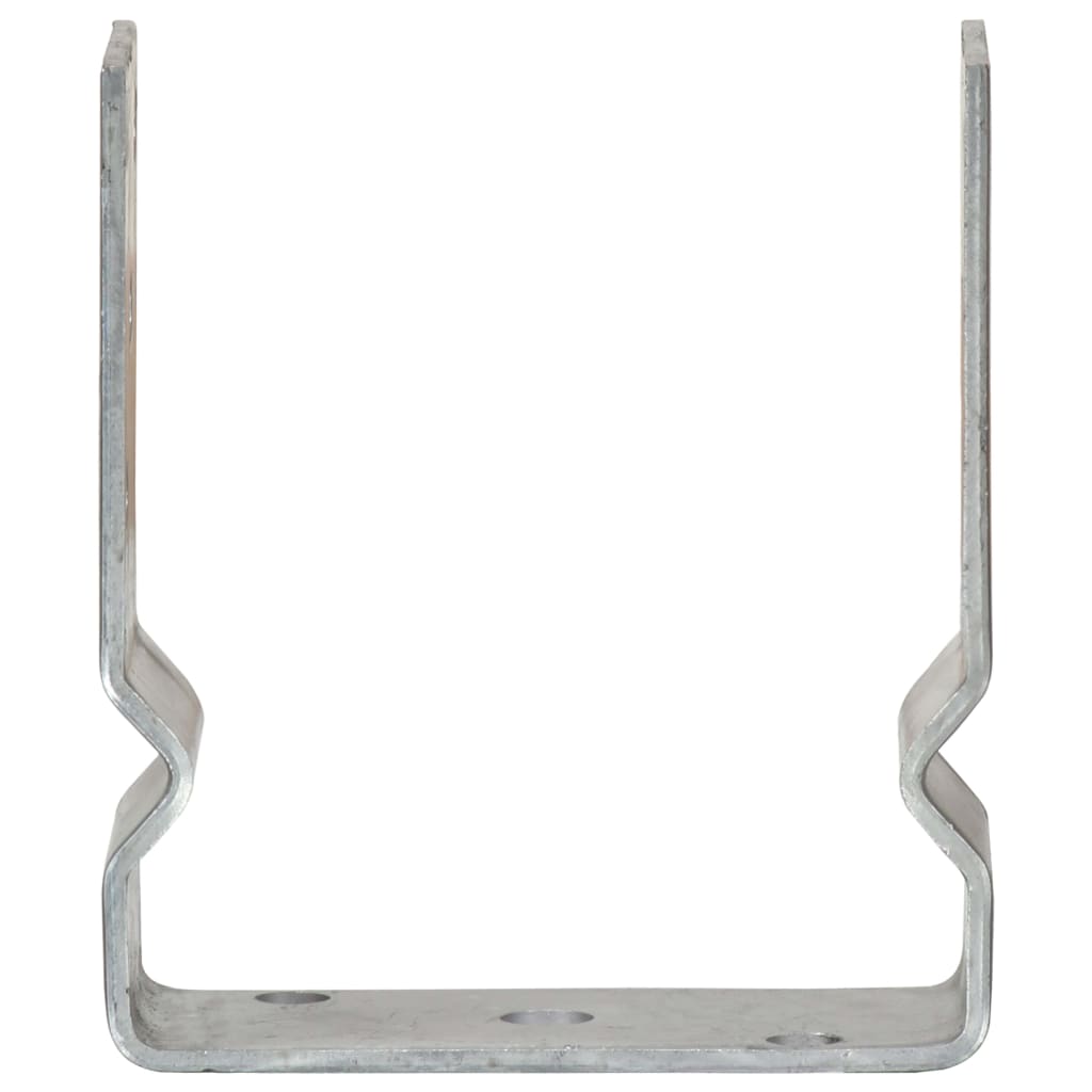 jordankre 12 stk. 12x6x15 cm galvaniseret stål sølvfarvet