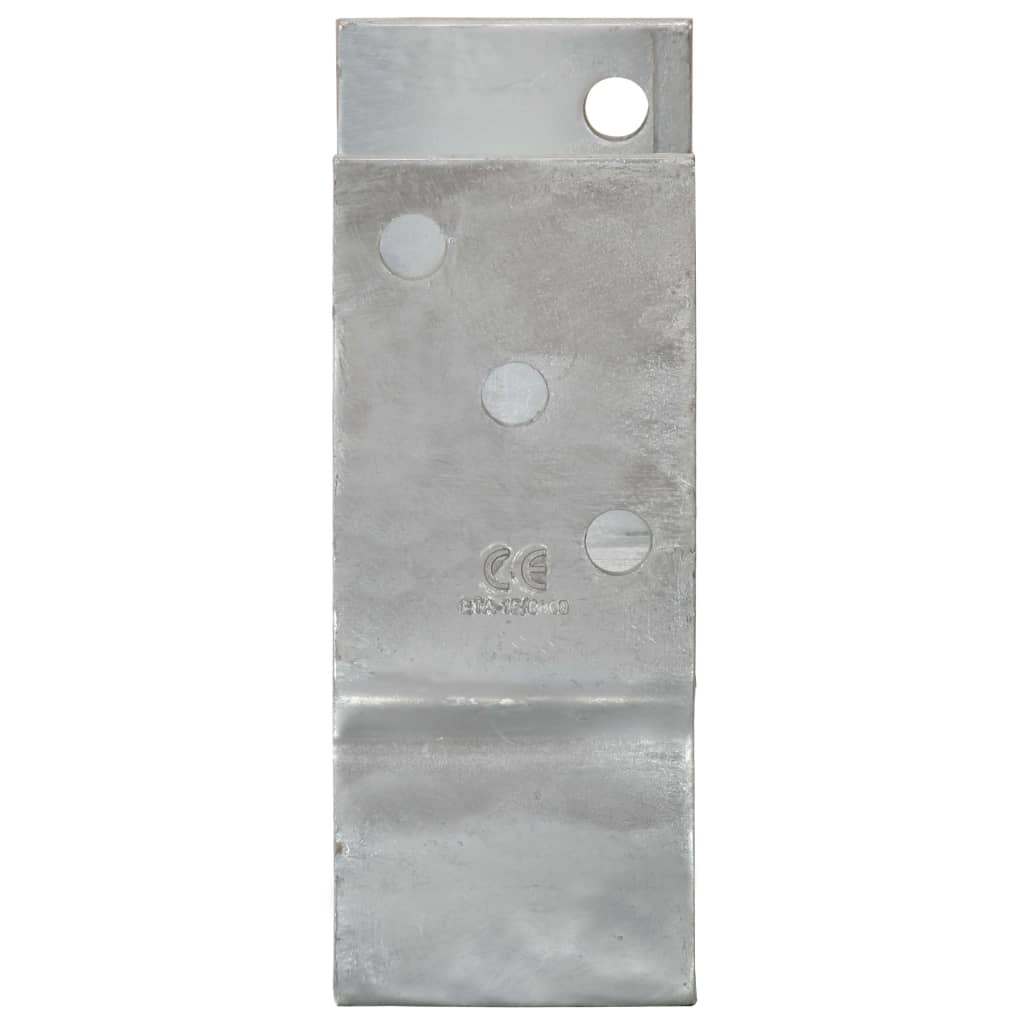 jordankre 6 stk. 14x6x15 cm galvaniseret stål sølvfarvet